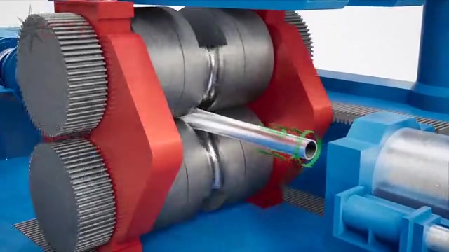 Cold Pilgering Process -- Industrial & Manufacturing animation