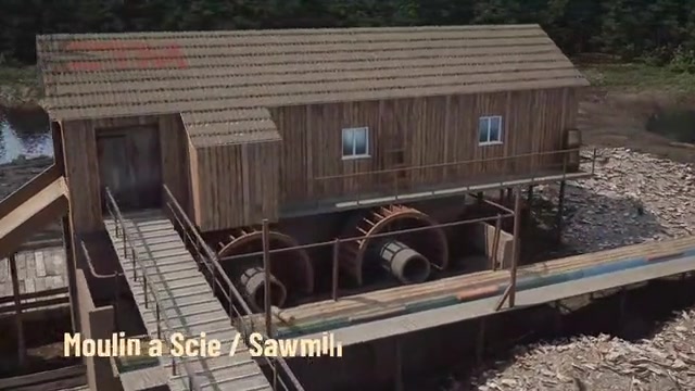 Shelter Bay Pulpwood Operation -- Industrial Heritage animation