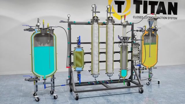 Titan Extraction & Purification System -- Industrial Processing animation